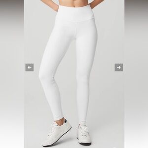 Alo High-Waist Airbrush Legging White